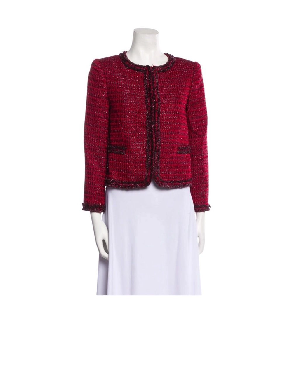 Alice & Olivia Kidman tweed blazer